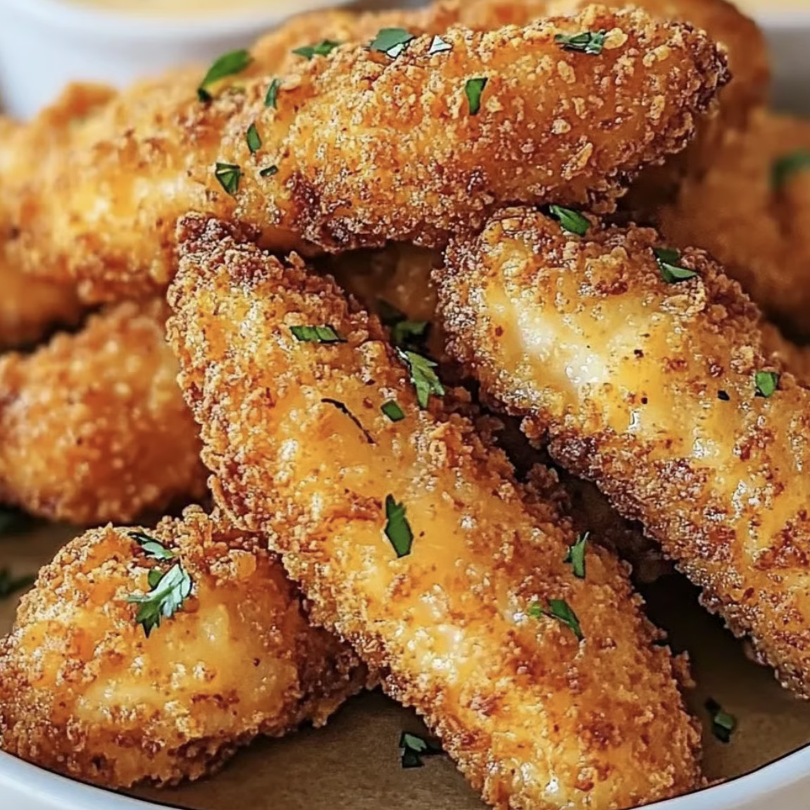 Crispy Ranch Chicken Tenders with Parmesan & Panko
