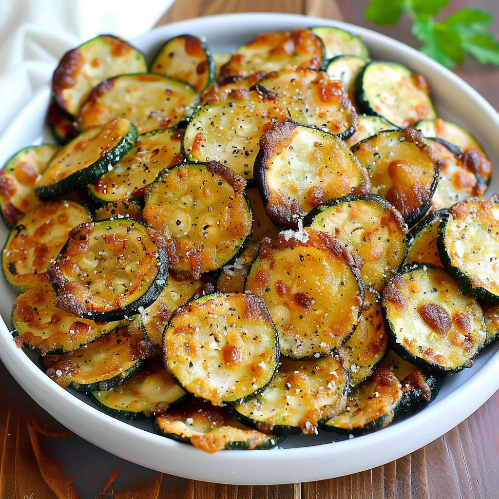 Crispy Baked Zucchini Chips