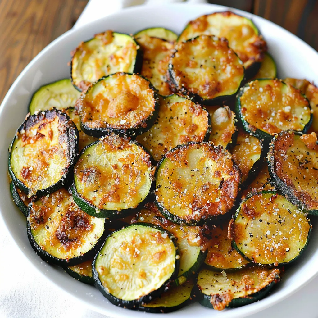 Crispy Baked Zucchini Chips