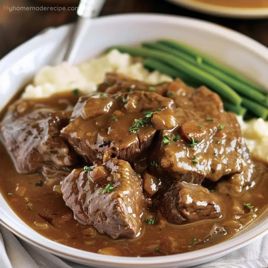 Crock Pot Cubed Steak