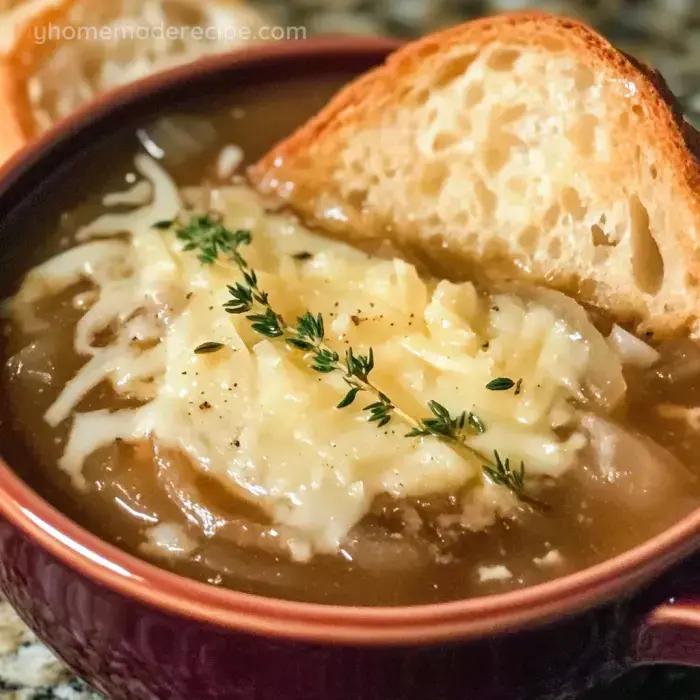 Classic Crockpot French Onion Soup