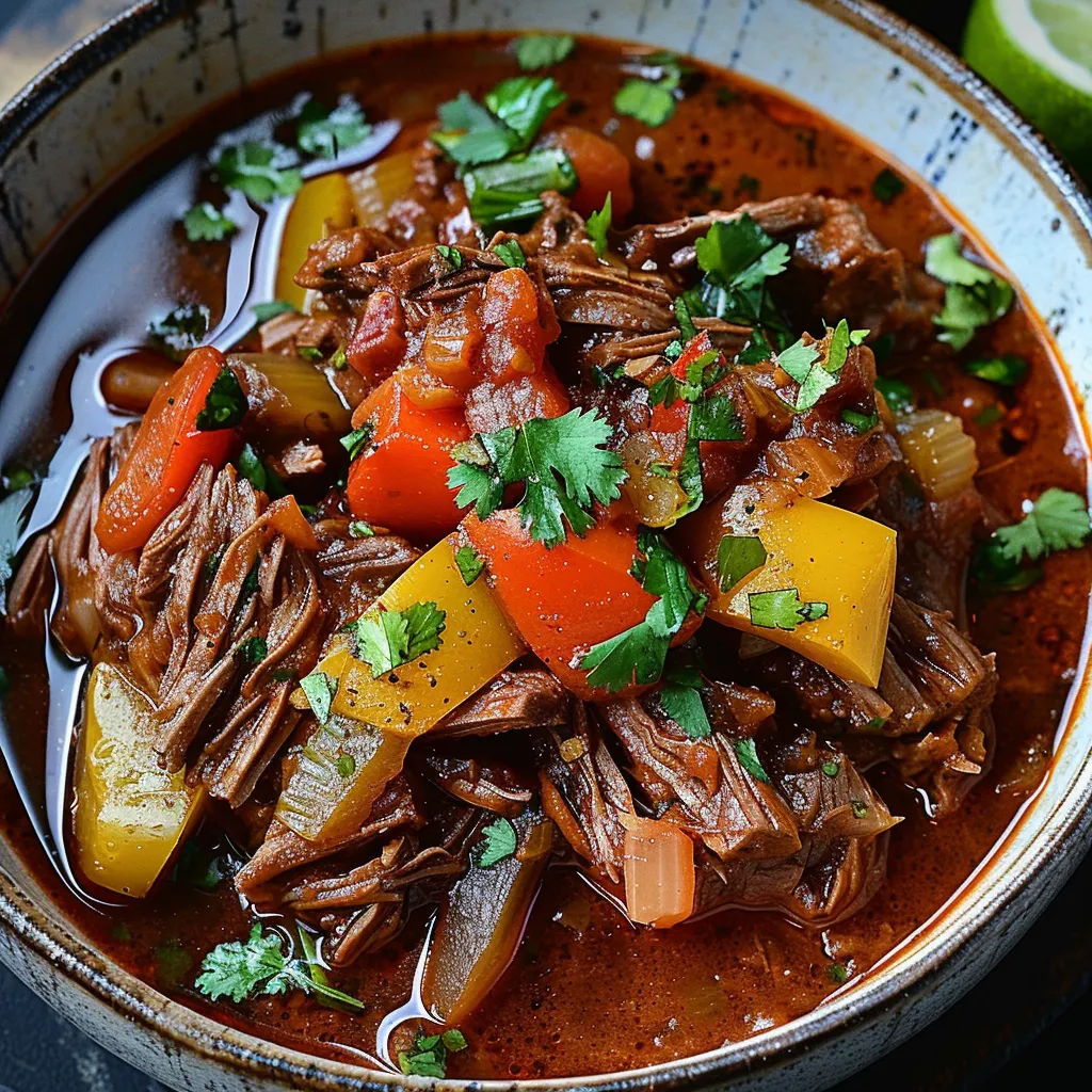 Authentic Cuban Ropa Vieja