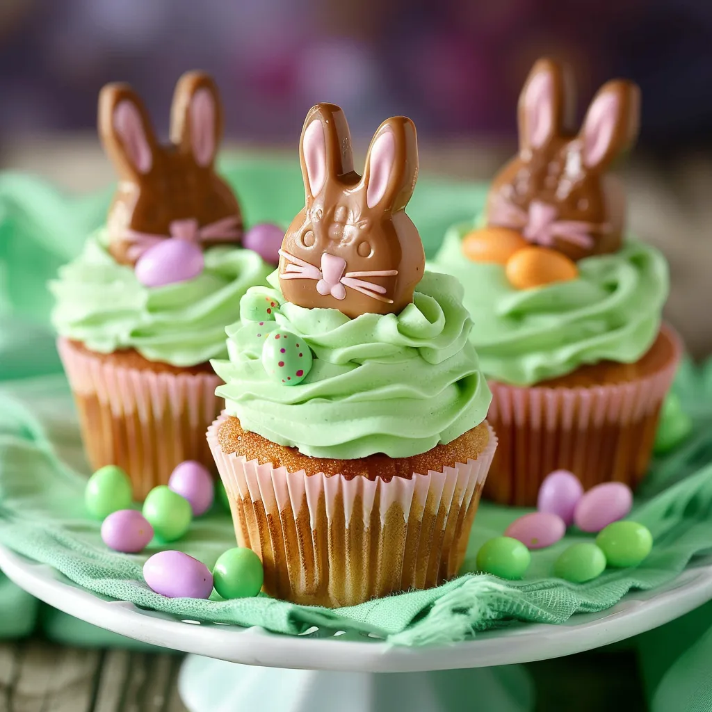 Easter Bunny Cupcakes