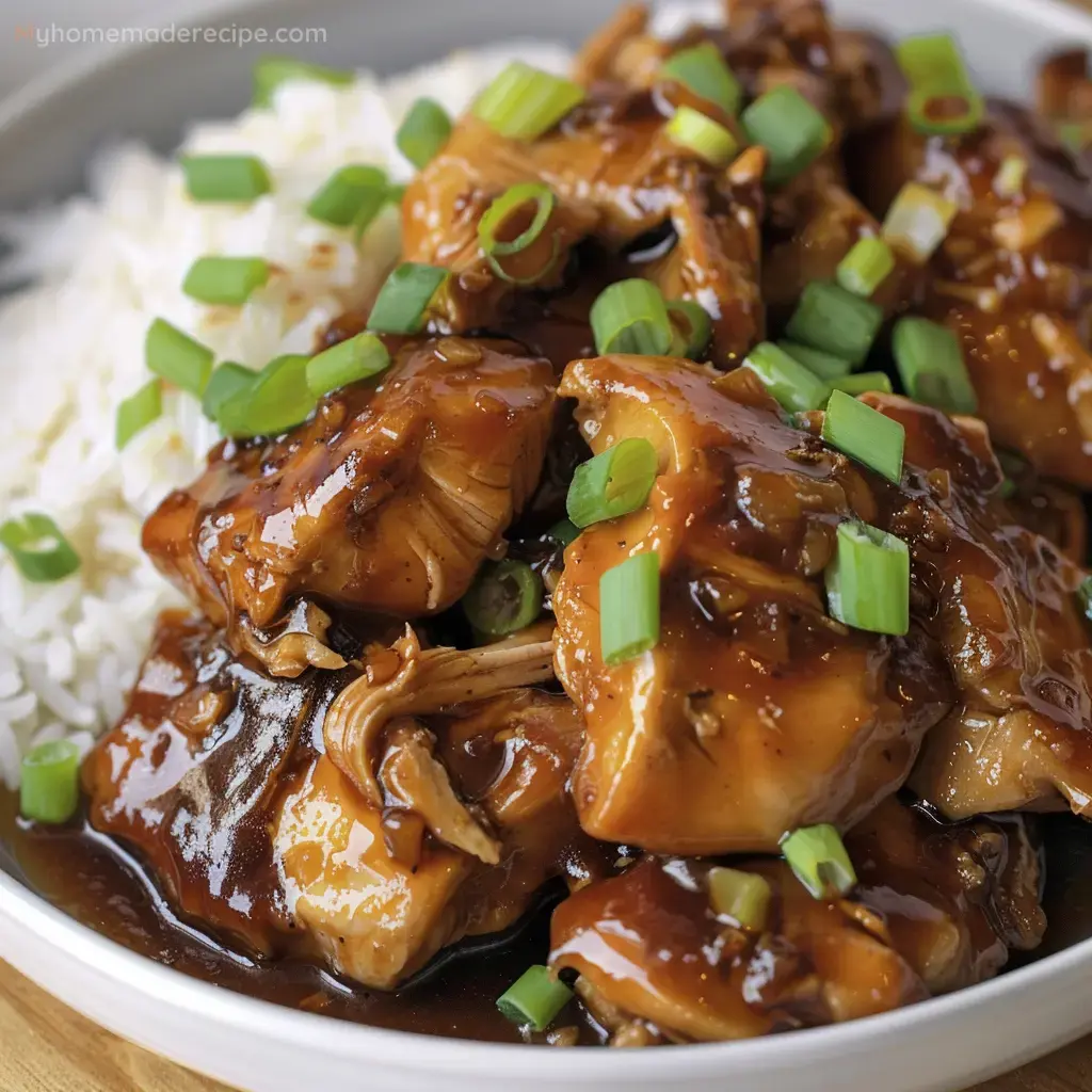 Easy Bourbon Chicken
