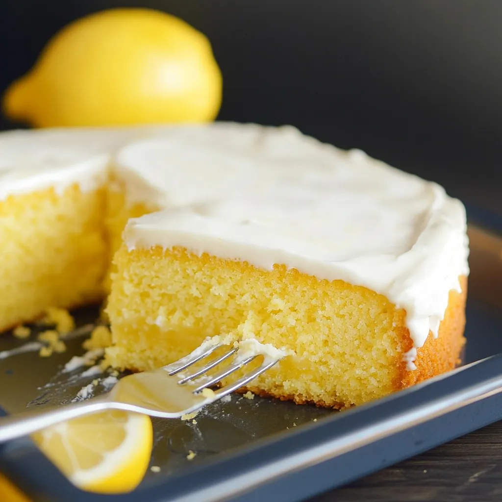 Easy Lemonade Cake Recipe with Cream Cheese Frosting