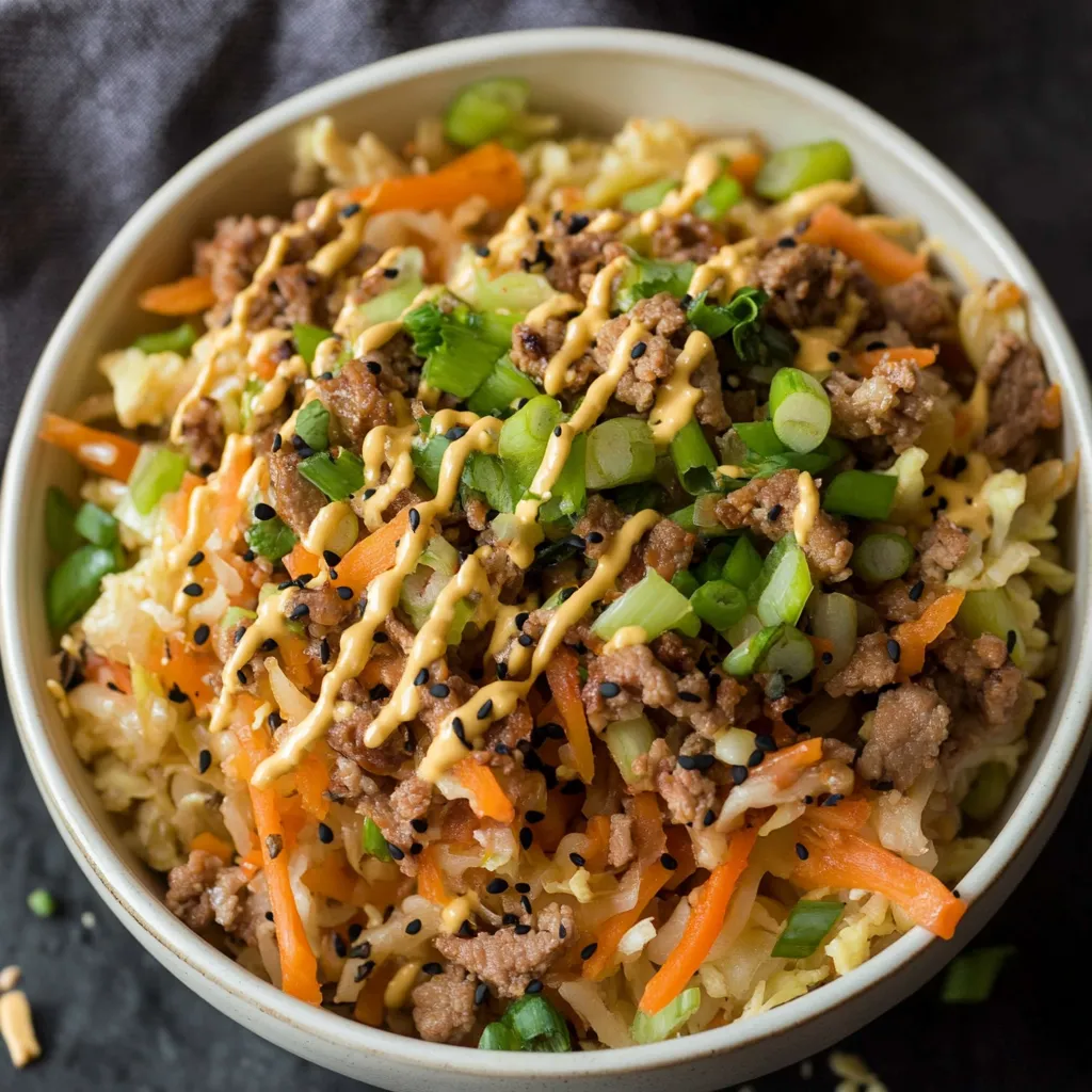 Quick Egg Roll in a Bowl