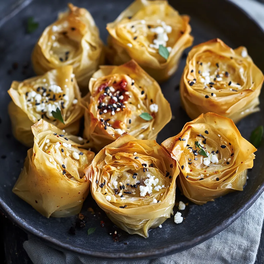 Crispy Feta Fillo Honey Bites