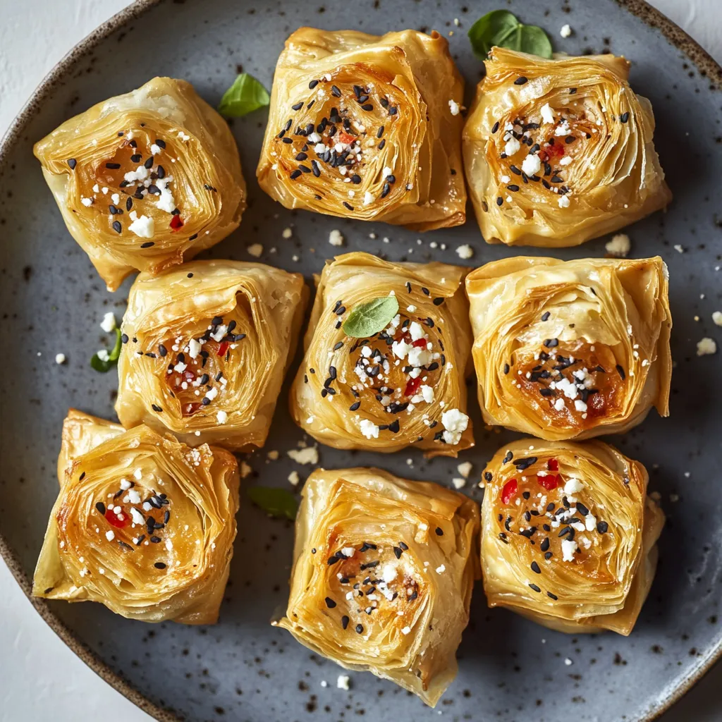 Crispy Feta Fillo Honey Bites