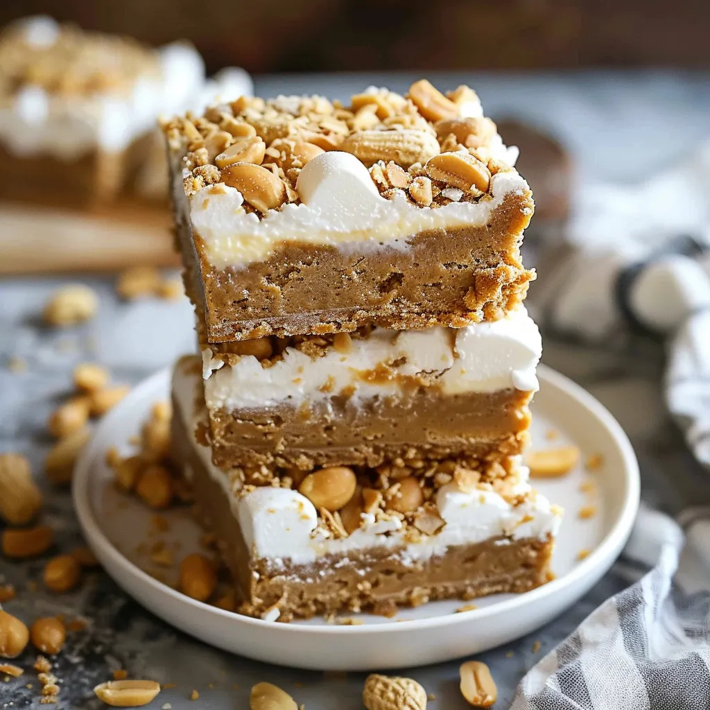 Fluffernutter Bars