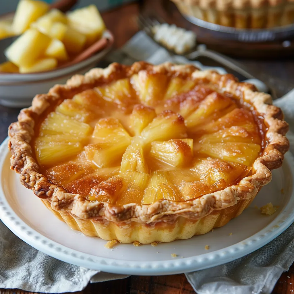 Fluffy Easter Pineapple Pie