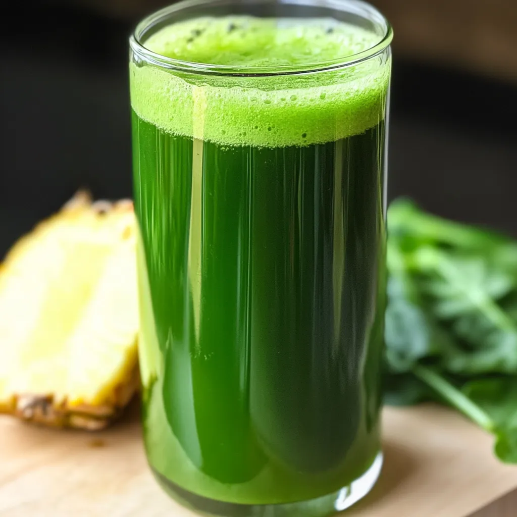 Easy 4 Ingredient Green Juice
