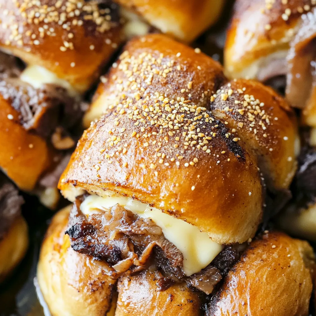 Easy French Dip Sliders