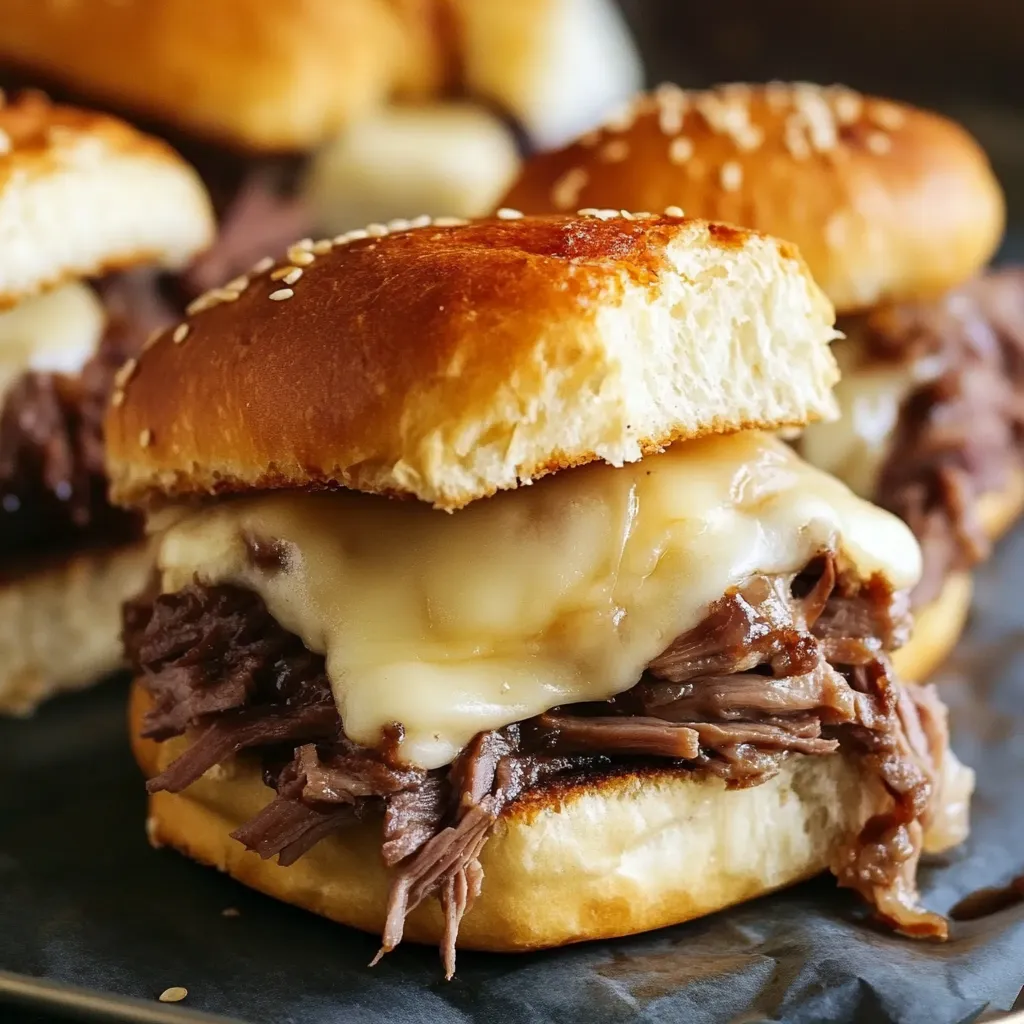 Easy French Dip Sliders