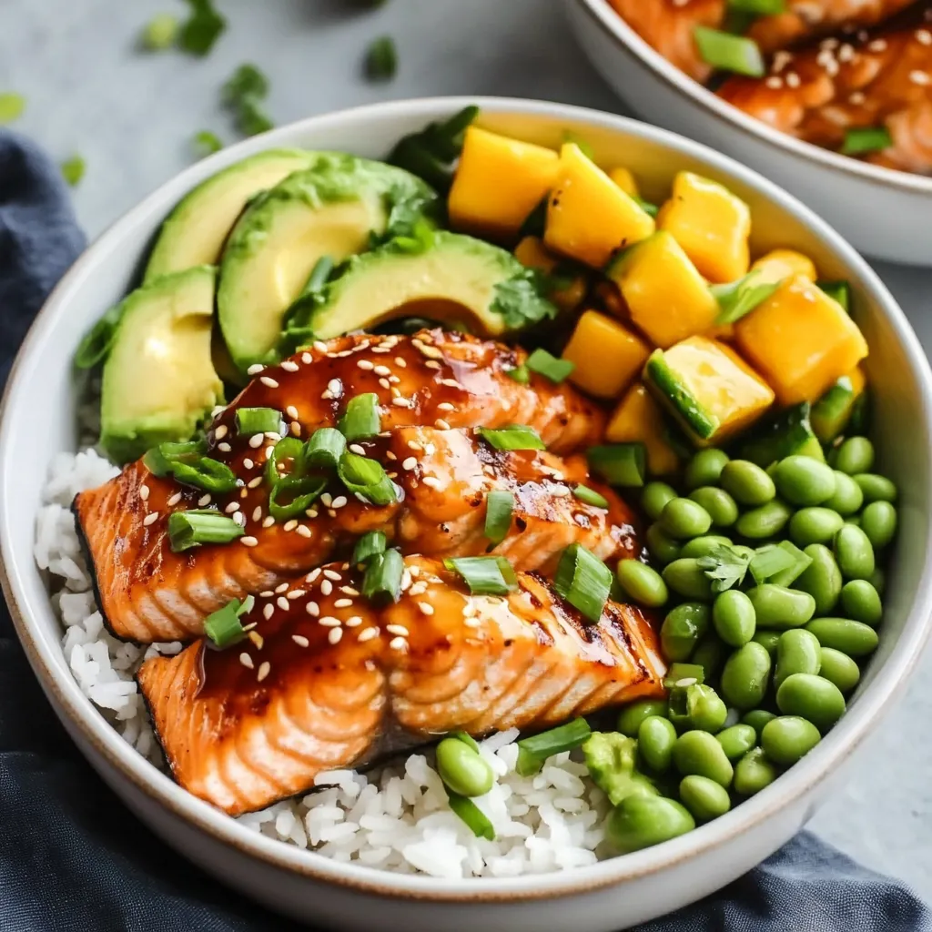 Quick & Fresh Teriyaki Salmon Bowl