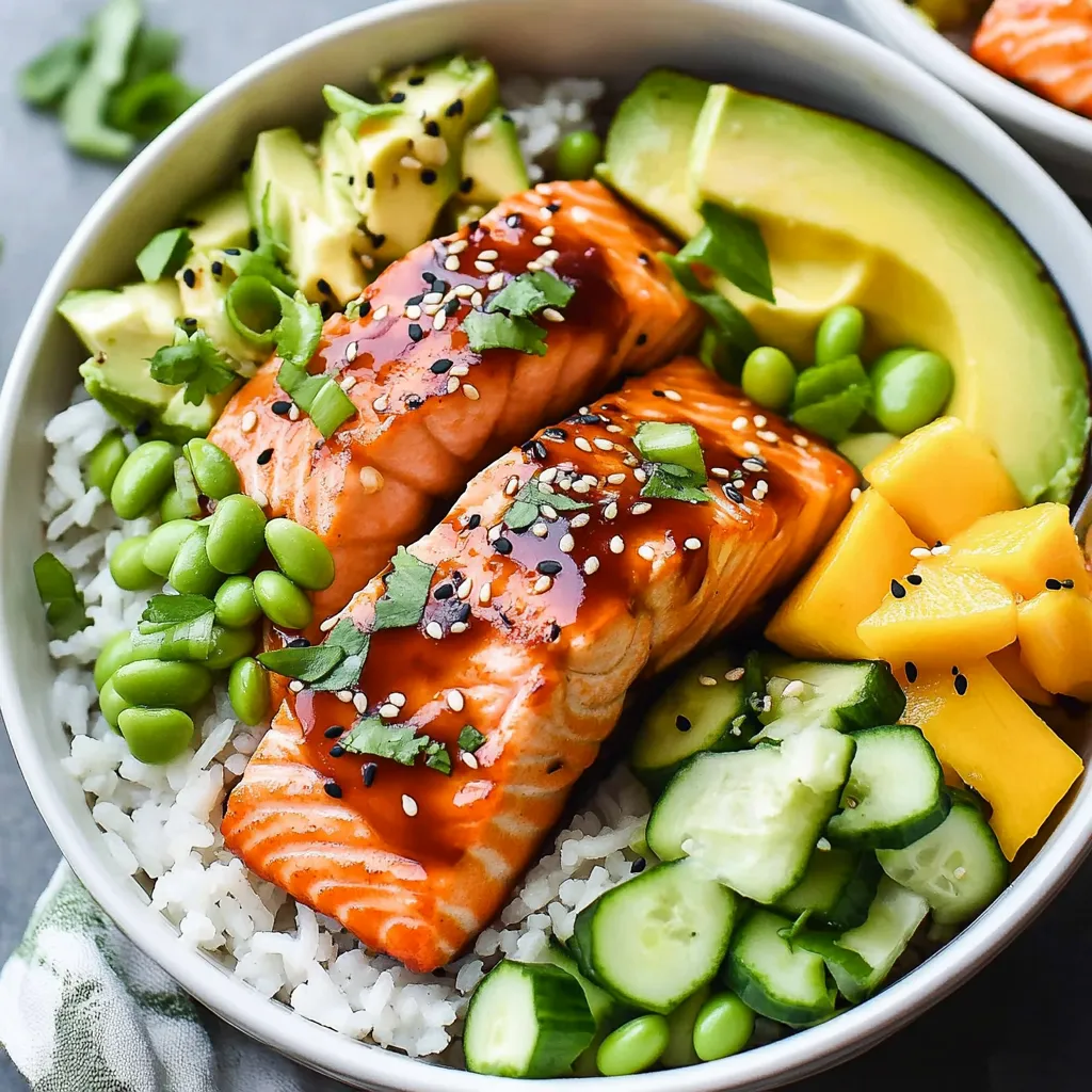 Quick & Fresh Teriyaki Salmon Bowl