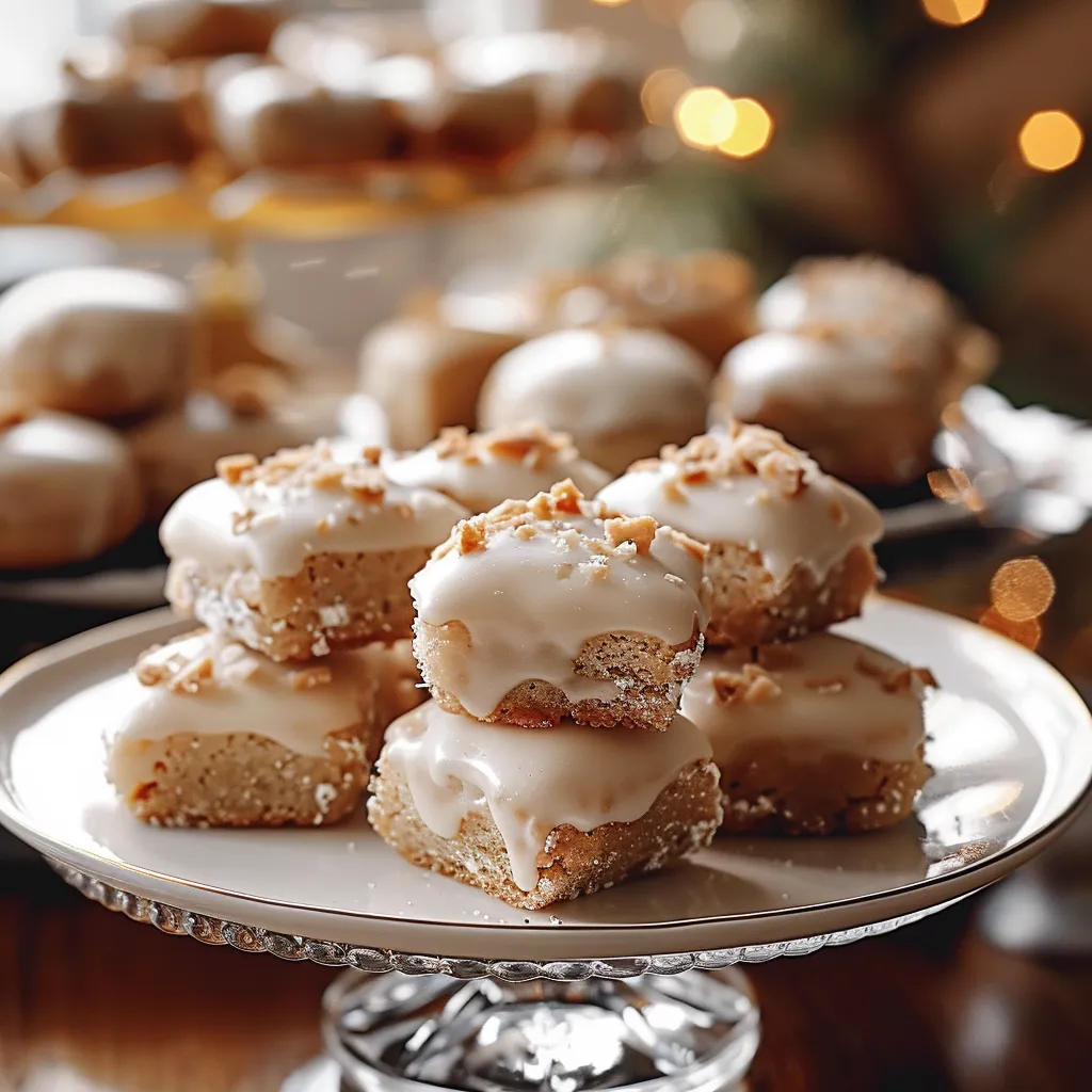 Frosted Butter Rum Brickle Bites with Toffee