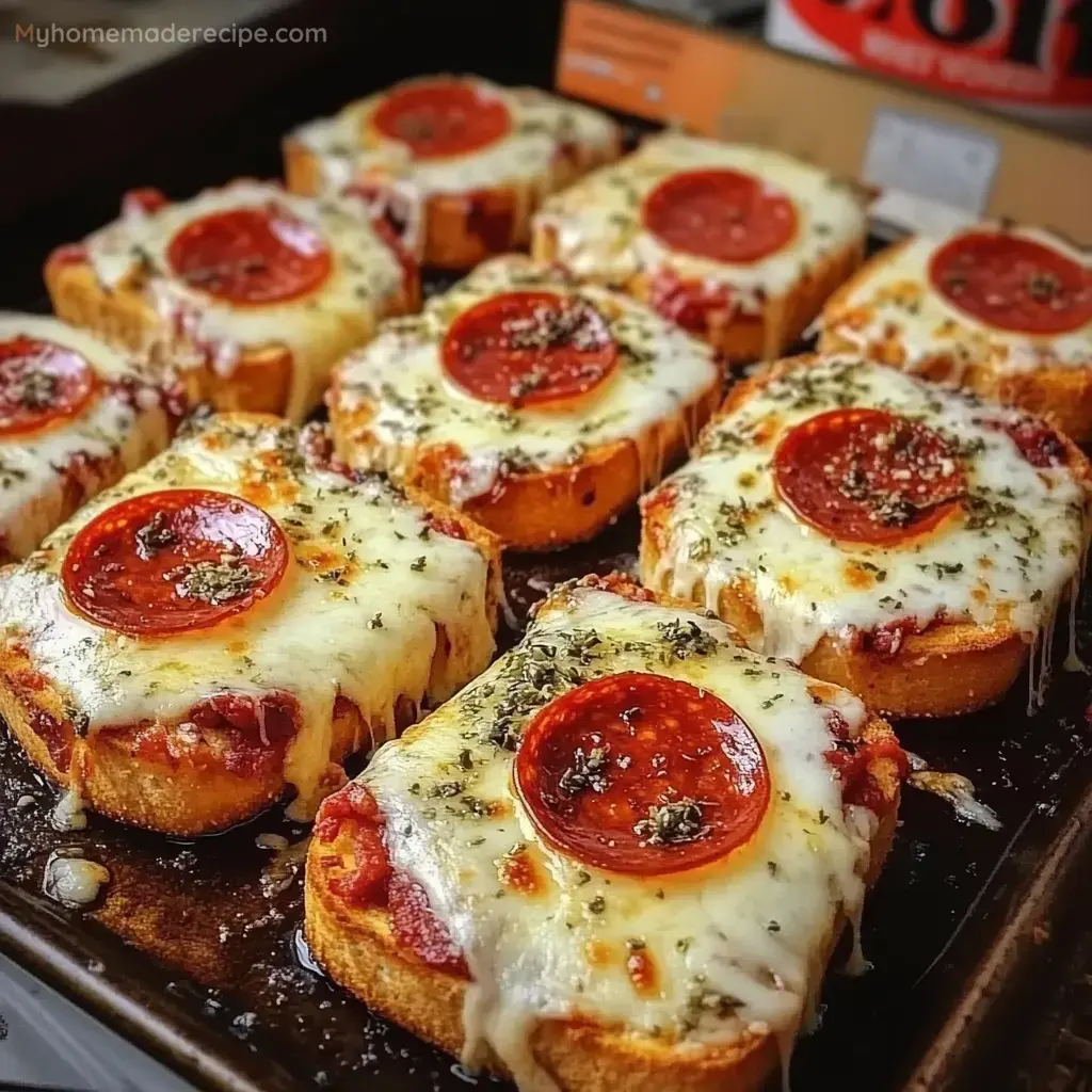 Quick and Easy Garlic Bread Pizza