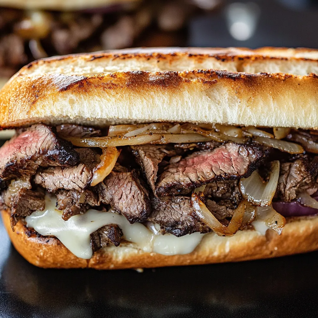Easy Steak Sandwich Recipe with Garlic Herb Butter