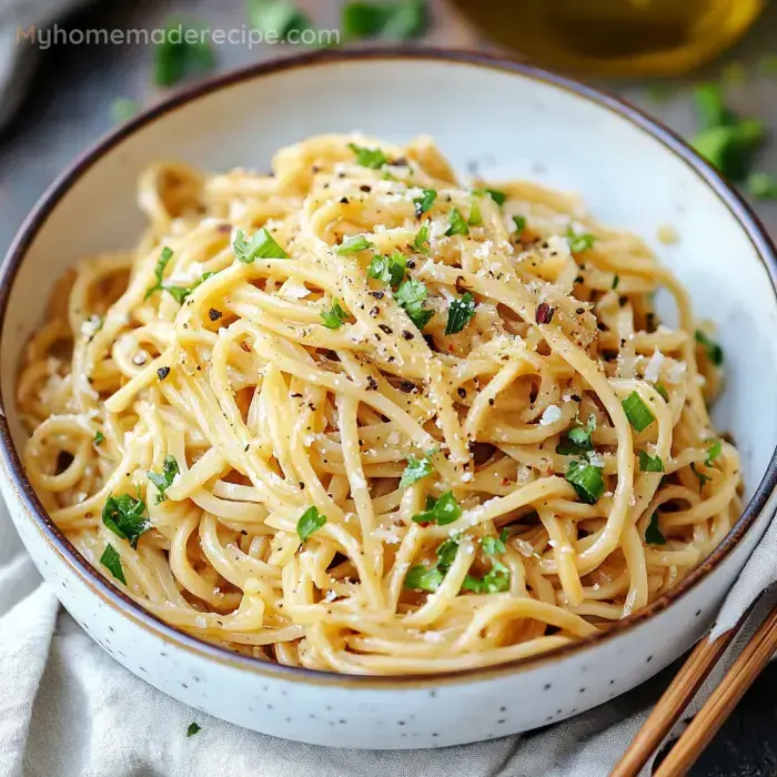 Easy Garlic Noodles