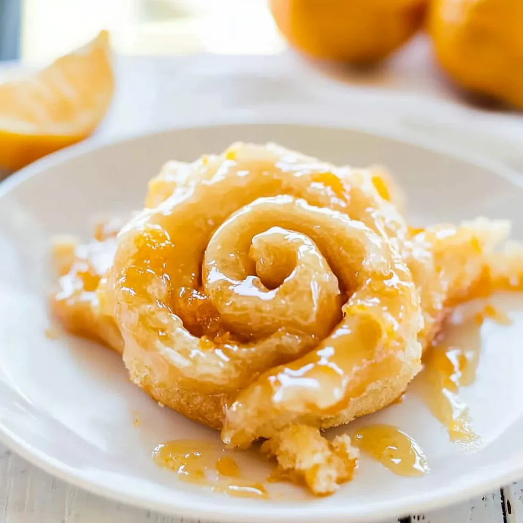 Best Homemade Glazed Orange Rolls