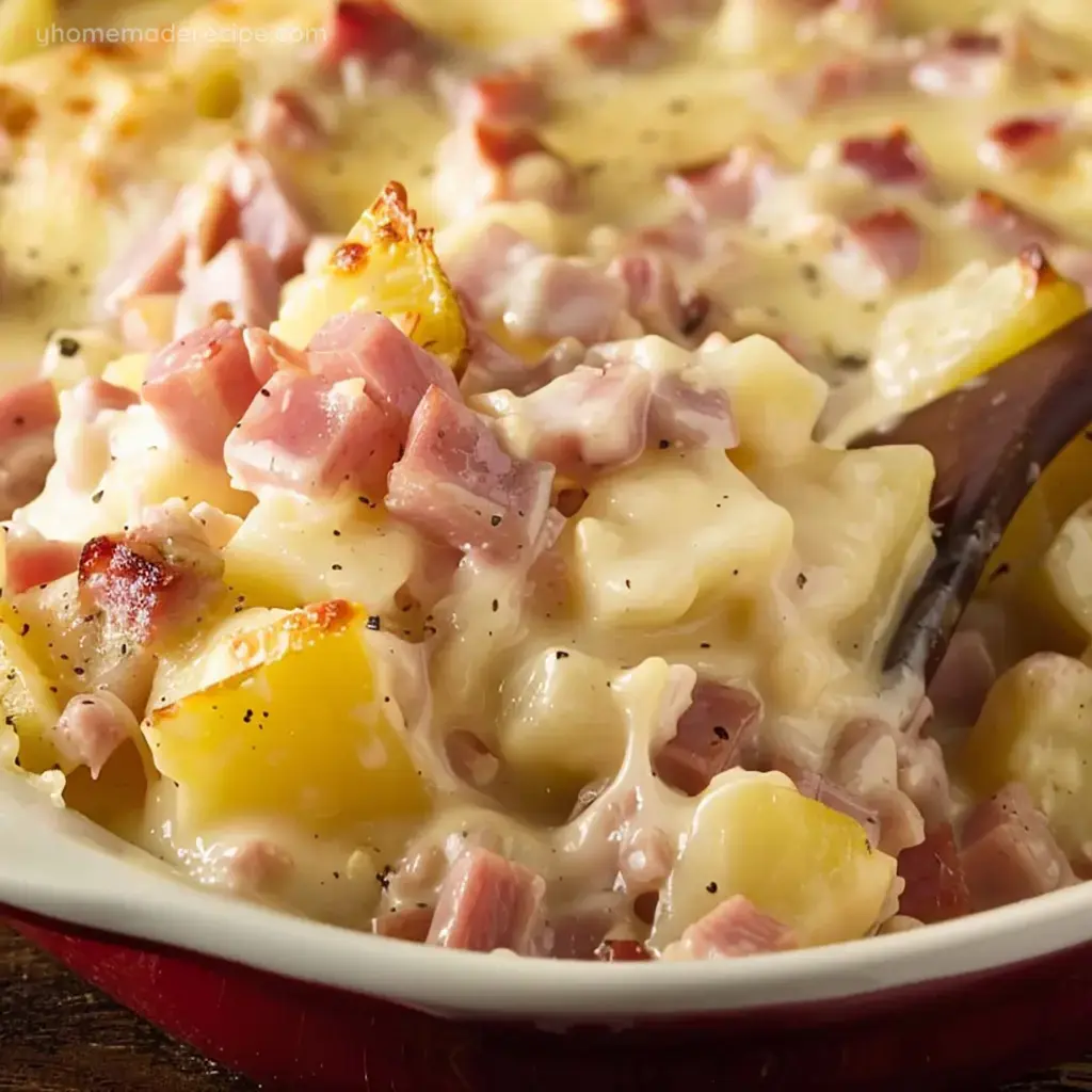 Delicious Ham and Potato Casserole