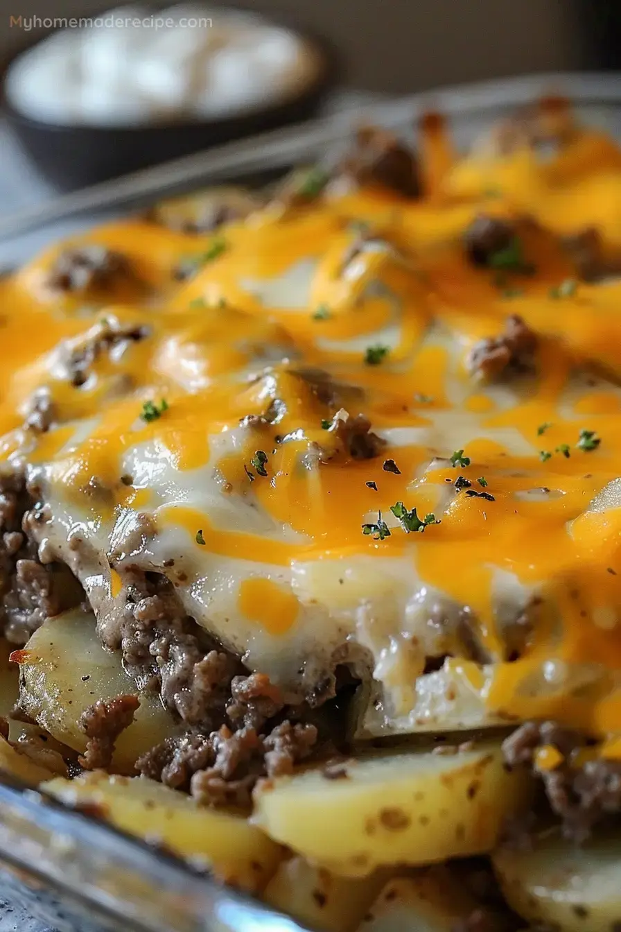 Savory Hamburger Potato Casserole Recipe For Cozy Family Dinners
