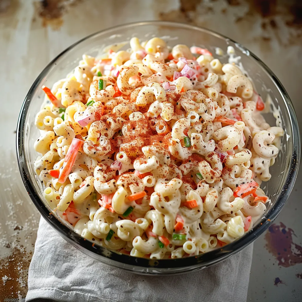 Hawaiian BBQ Macaroni Salad