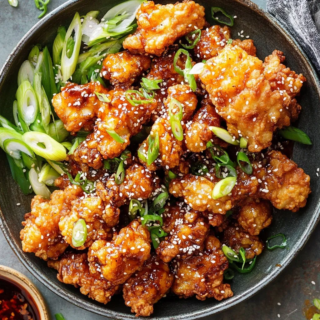 Crispy Hawaiian Garlic Fried Chicken