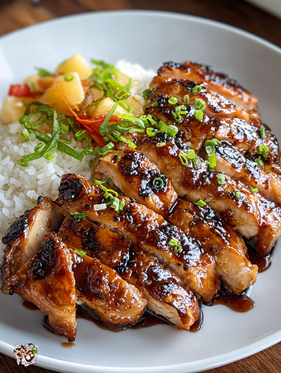 Easy Hawaiian Grilled Teriyaki Chicken