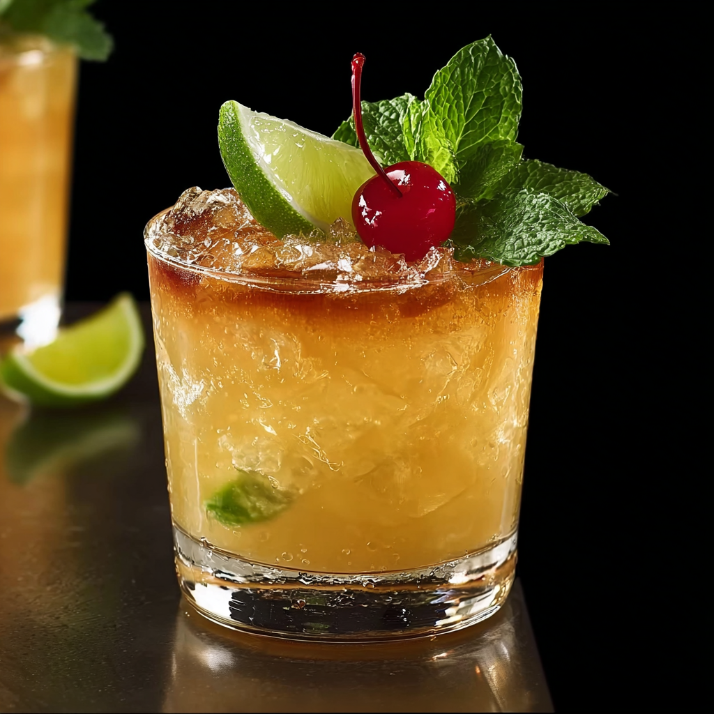 Hawaiian Mai Tai with Rum and Orgeat