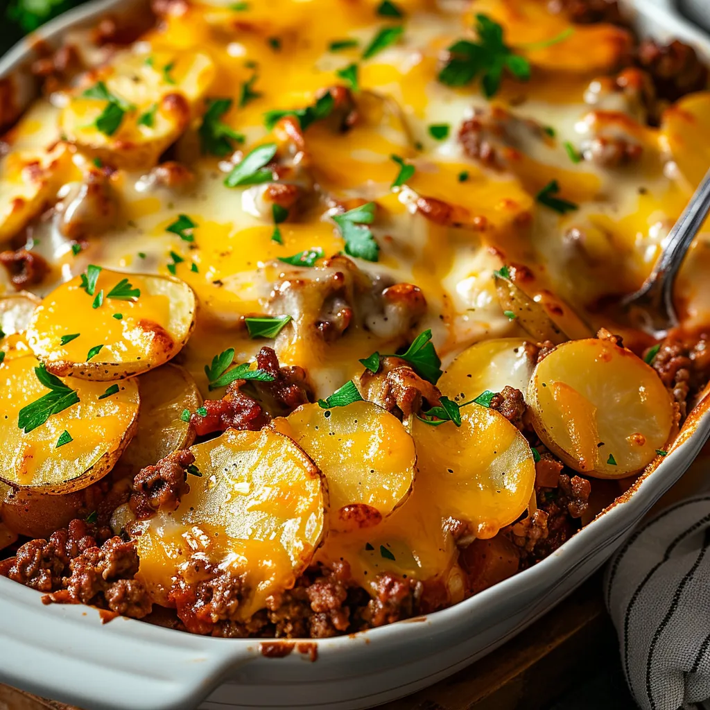 Hobo Casserole with Ground Beef
