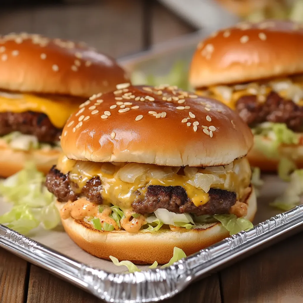 Ultimate Homemade Big Mac Sliders
