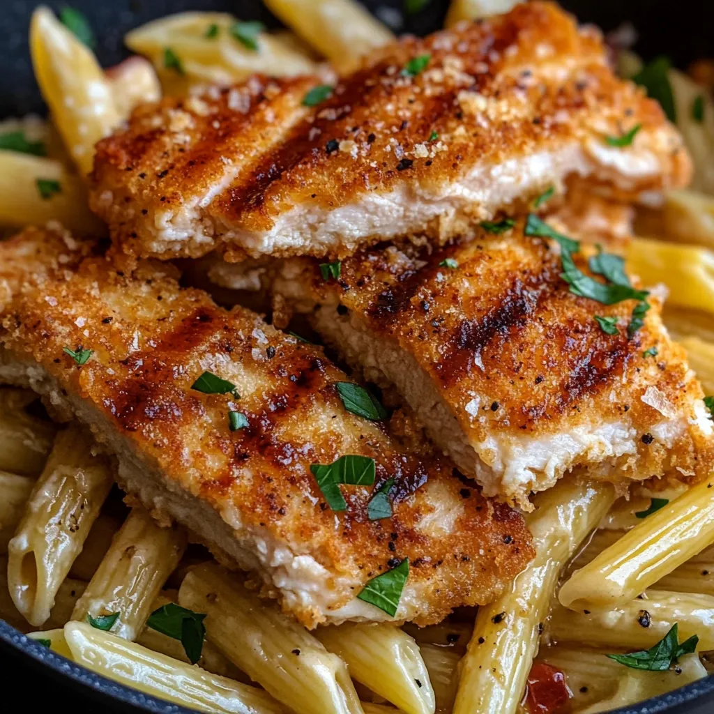 Creamy Honey Pepper Chicken Pasta