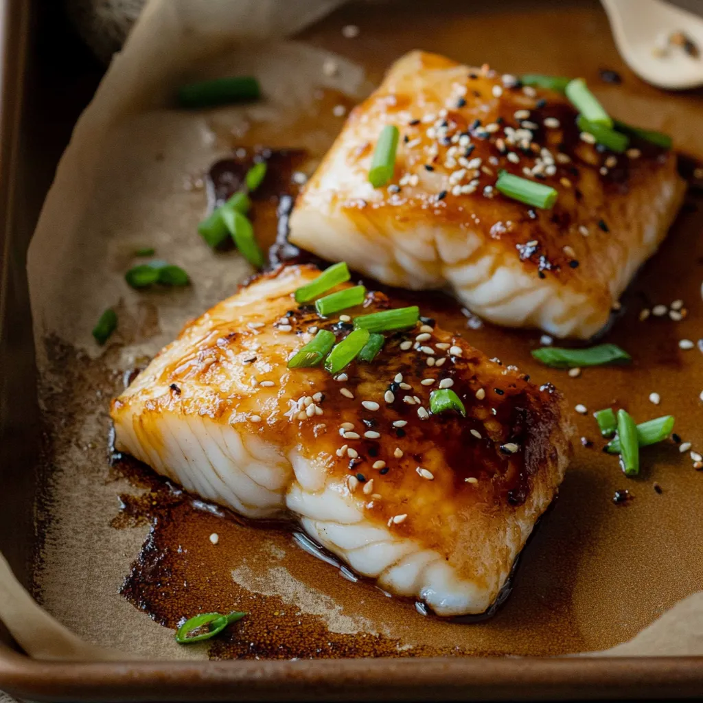 Quick Honey-Soy Glazed Cod
