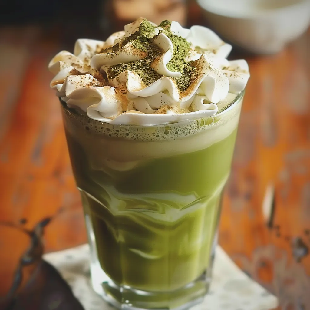 Iced Brown Sugar Matcha Latte