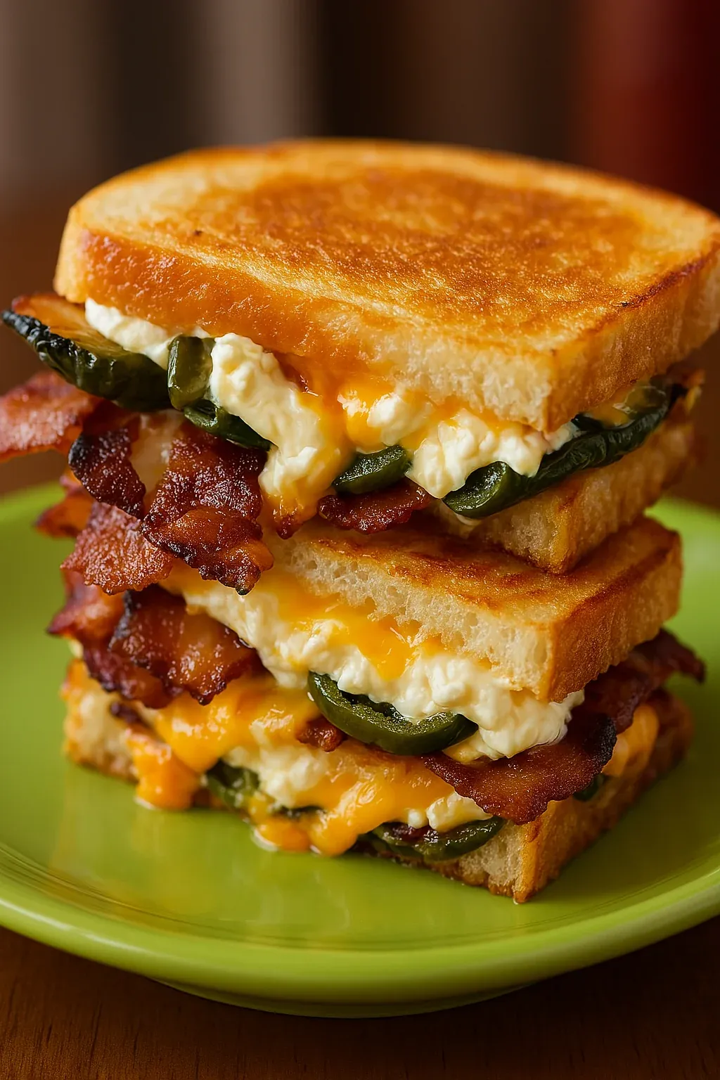 Jalapeno Popper Grilled Cheese Sandwich
