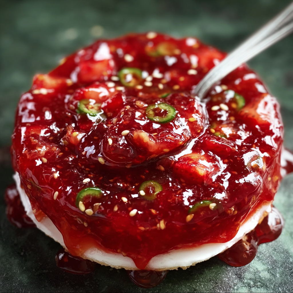 Sweet Heat with Jalapeno and Strawberry Jam