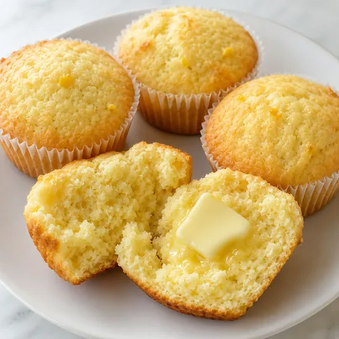Keto cream cheese muffins with a tender split muffin and melting butter