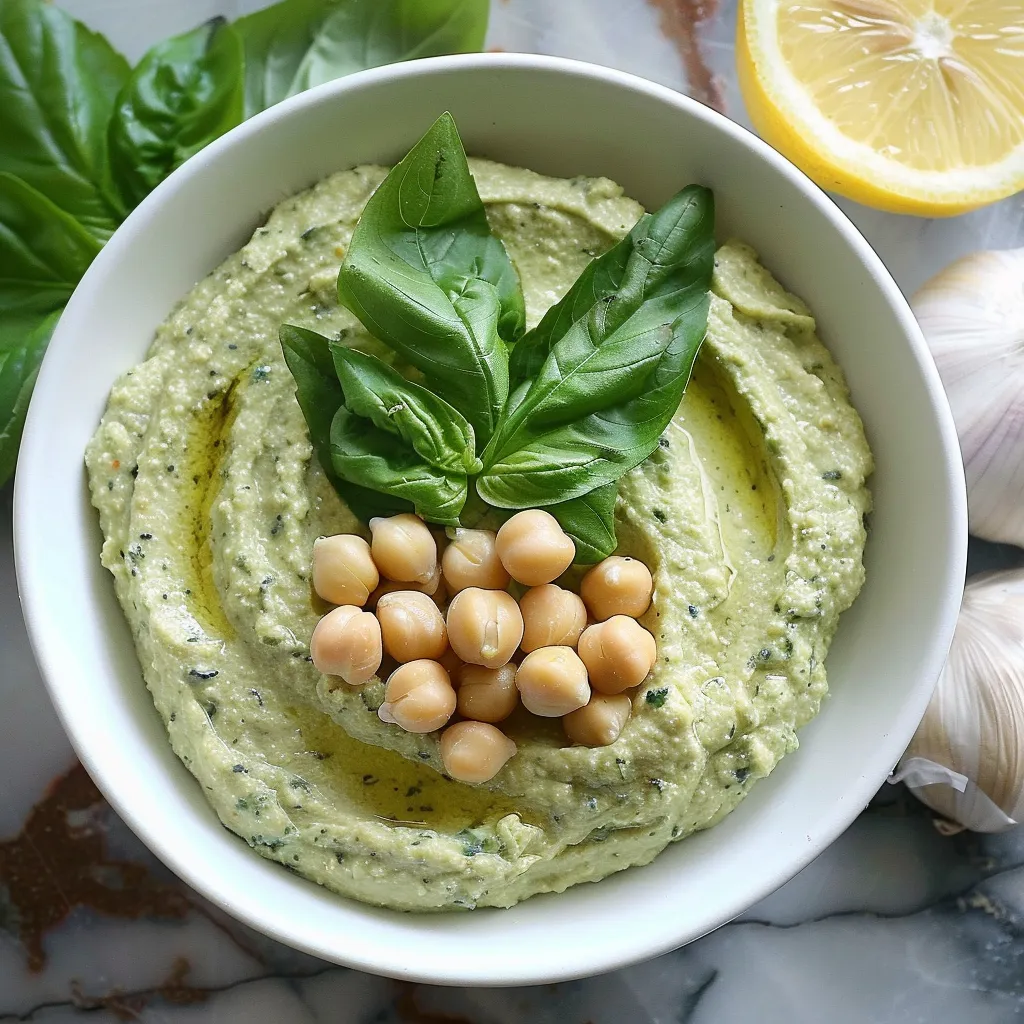 Wholesome Lemon Basil Hummus