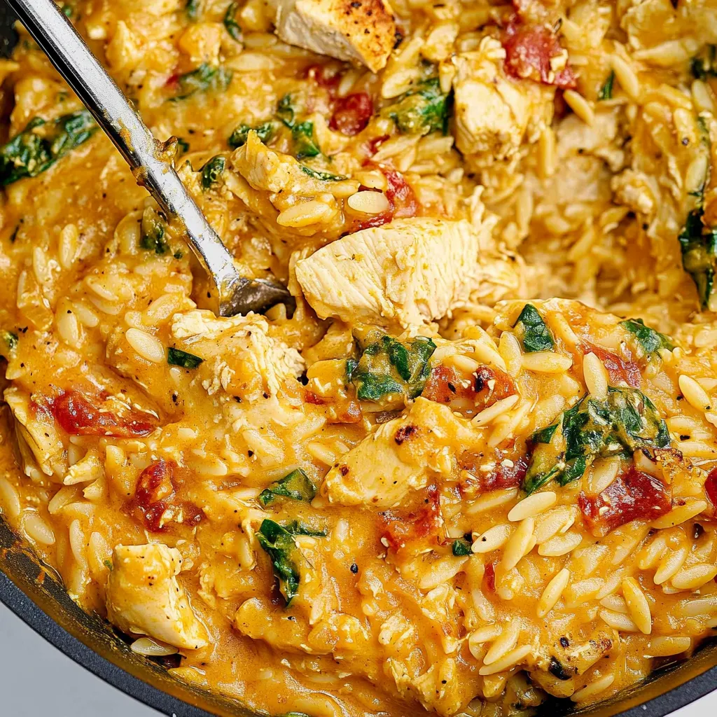 Easy One Pot Marry Me Chicken Orzo