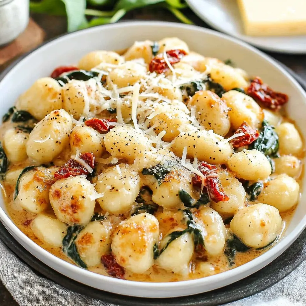 Easy Creamy Tuscan Marry Me Gnocchi
