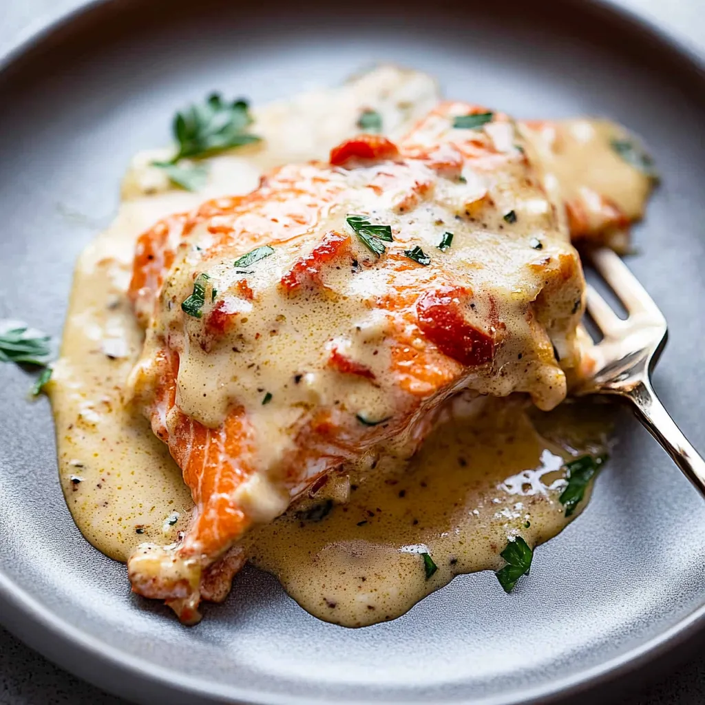 Marry Me Salmon with Sun-Dried Tomato Cream Sauce