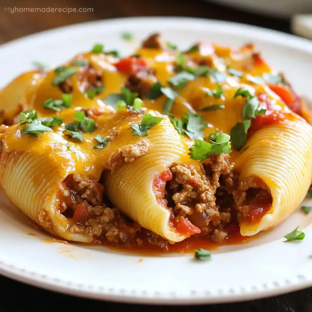 Delicious Mexican Stuffed Shells