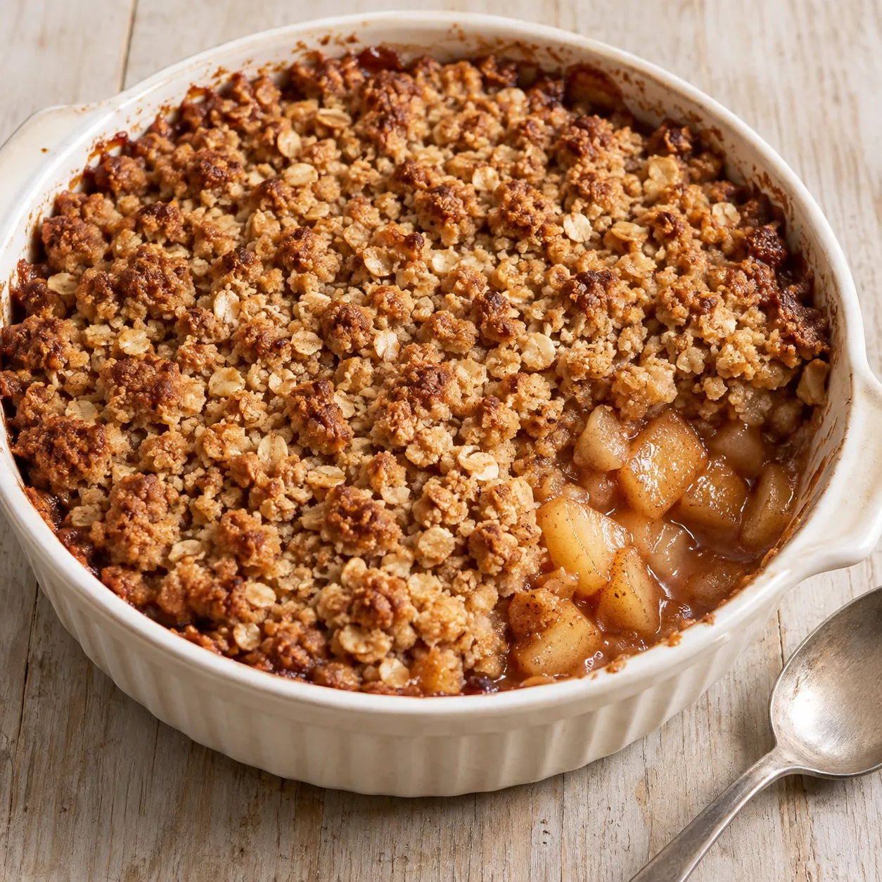 Apple Cinnamon Oat Crumble