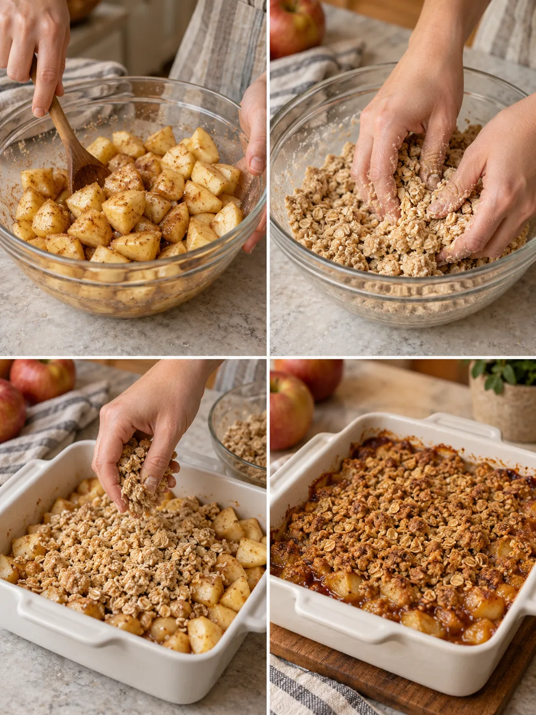 Apple Cinnamon Oat Crumble
