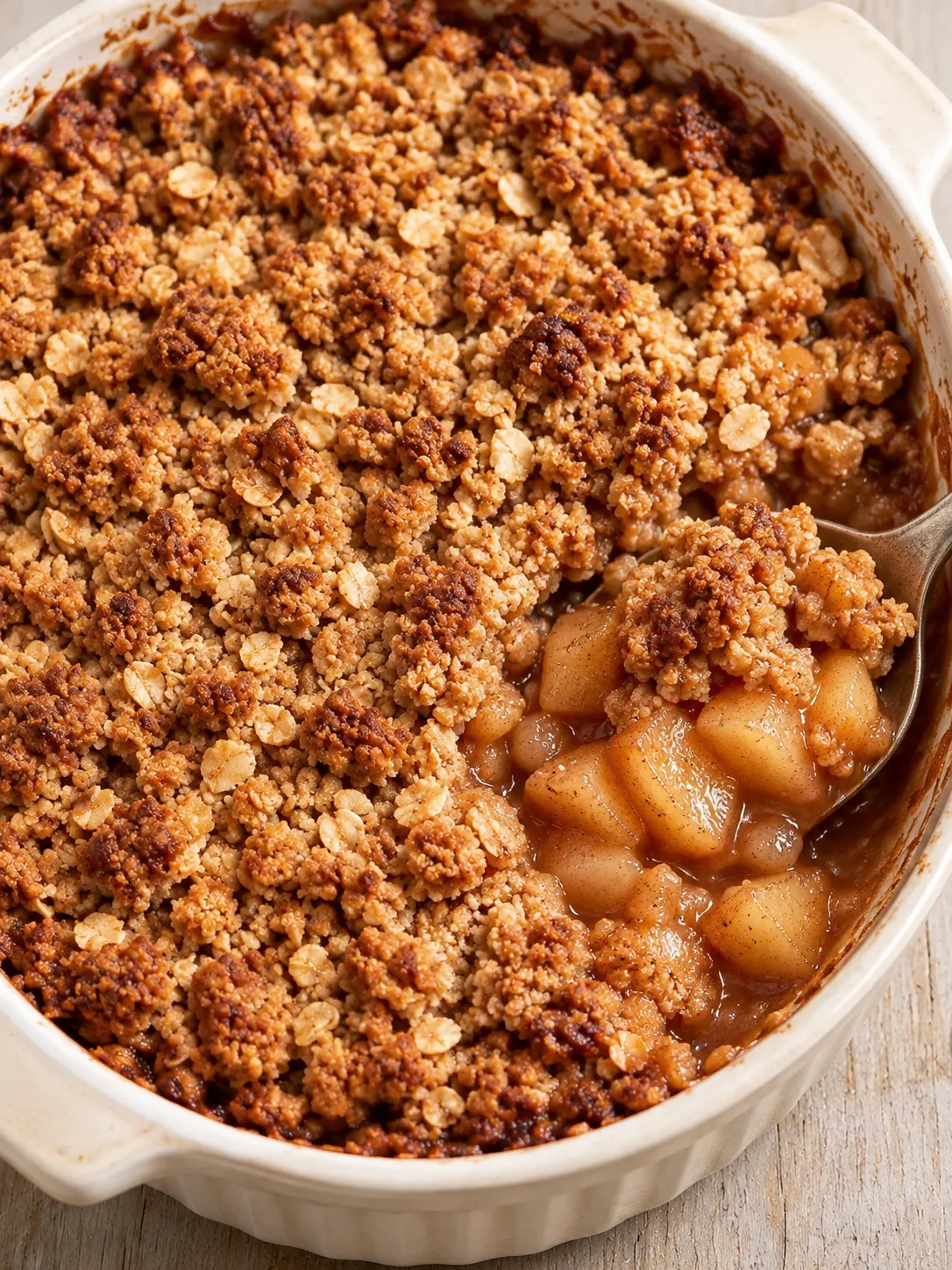 Apple Cinnamon Oat Crumble