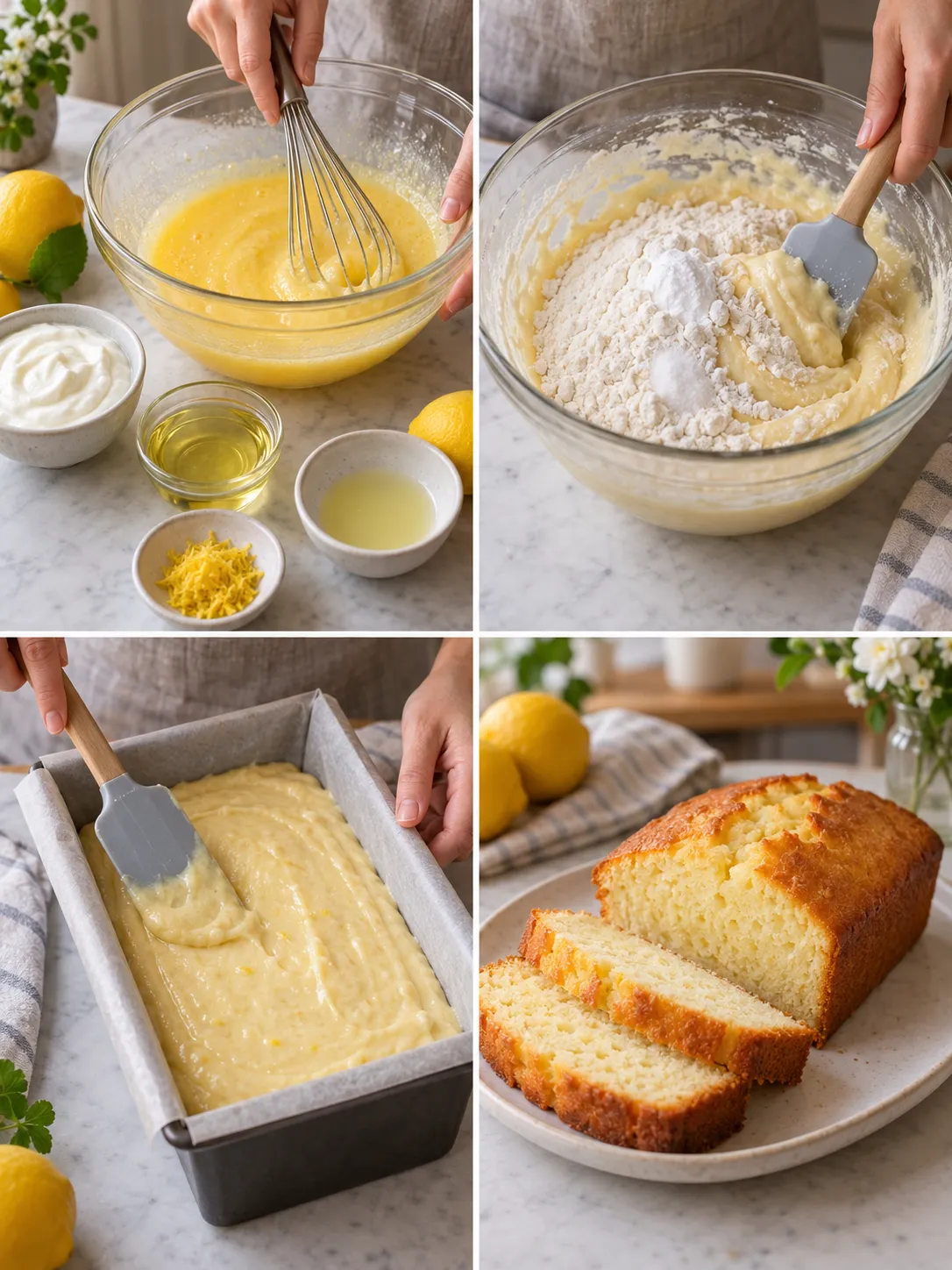 Lemon Yogurt Loaf Cake