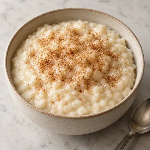 Vanilla Cinnamon Rice Pudding