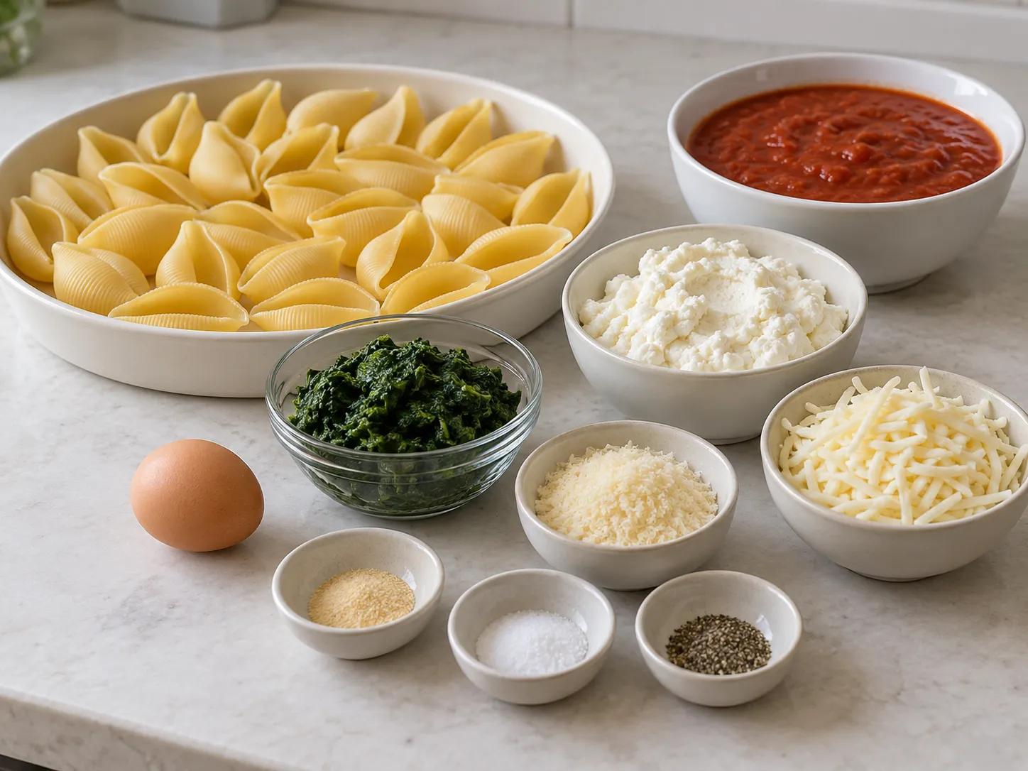 Spinach Ricotta Stuffed Shells