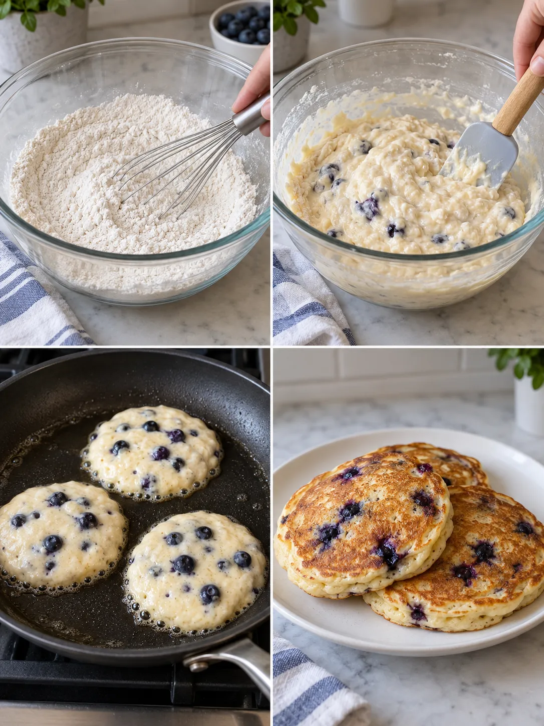 Blueberry Buttermilk Pancakes